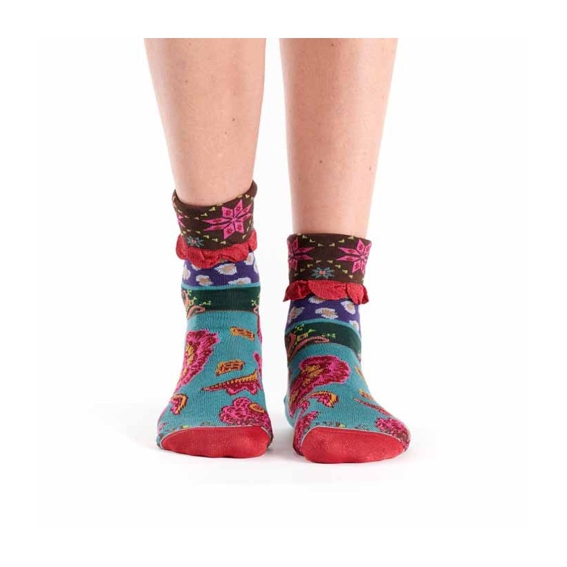 Chaussette revers Dye Fantaisy marque DUB & DRINO Chaussette revers Dye Fantaisy marque DUB & DRINO