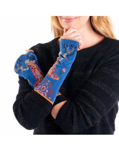 Mitaines Femme Tricolore