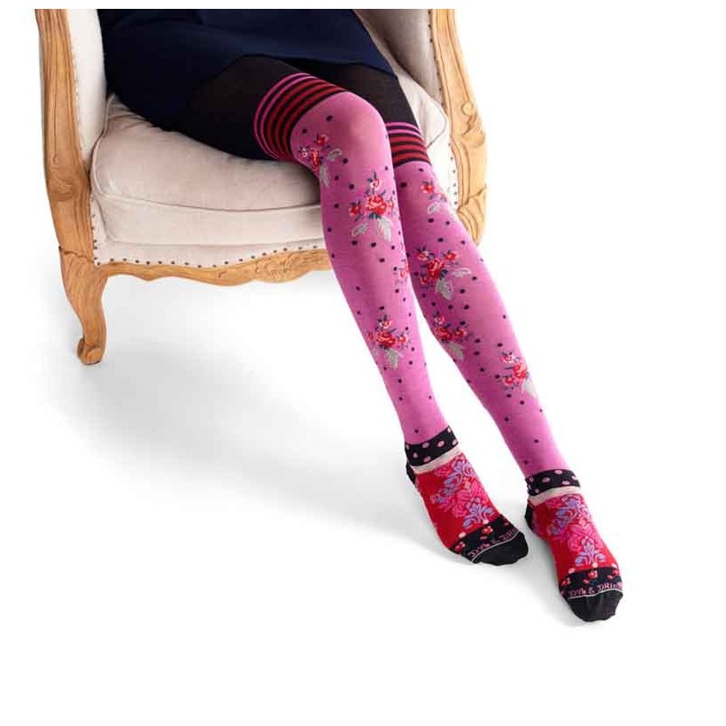 collants femme Damas marque Dub & Drino collants femme Damas marque Dub & Drino