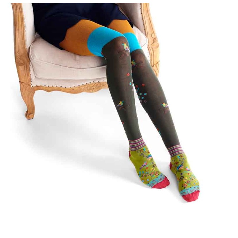 collants femme Paradisier marque Dub & drino collants femme Paradisier marque Dub & drino