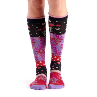 Mi-bas femme Damas marque Dub & Drino