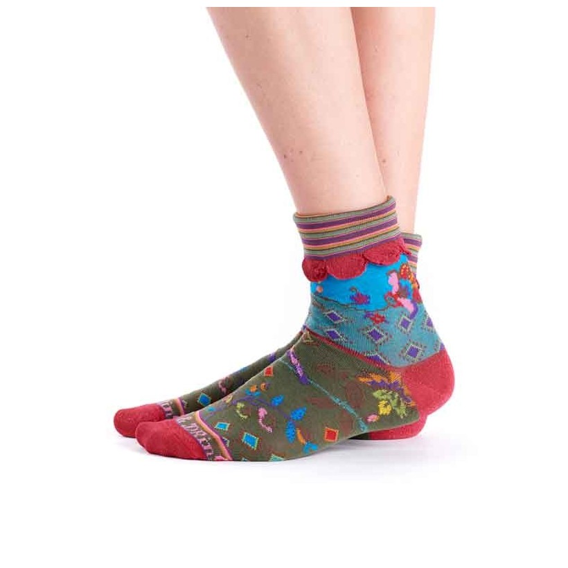 Chaussette revers Paradisier marque Dub & Drino Chaussette revers Paradisier marque Dub & Drino