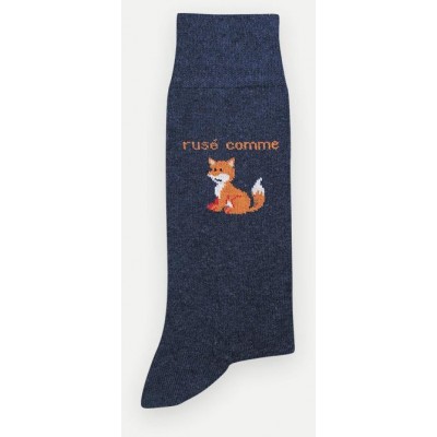 Chaussette Rusé comme renard POM DE PIN