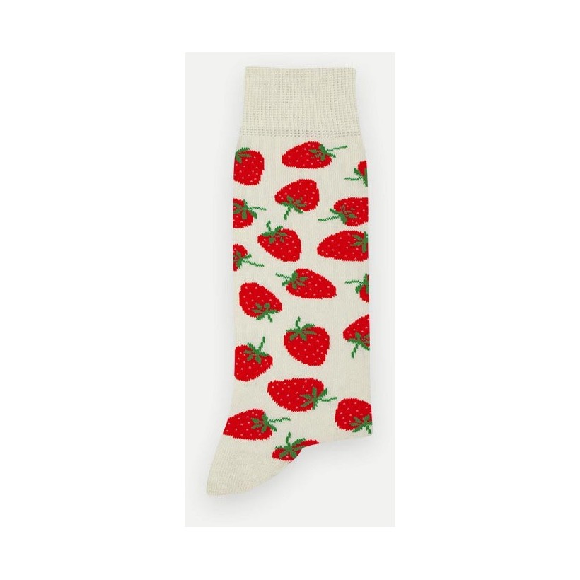 Chaussette Fraises marque Pom de Pin