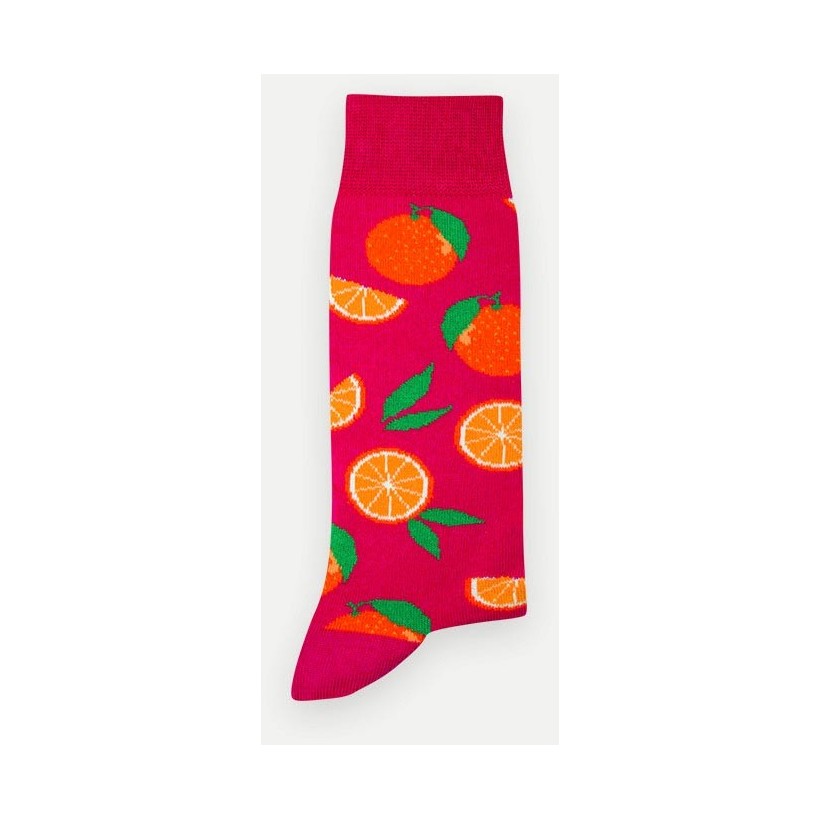 Chaussette quartiers d'oranges marque Pom de Pin