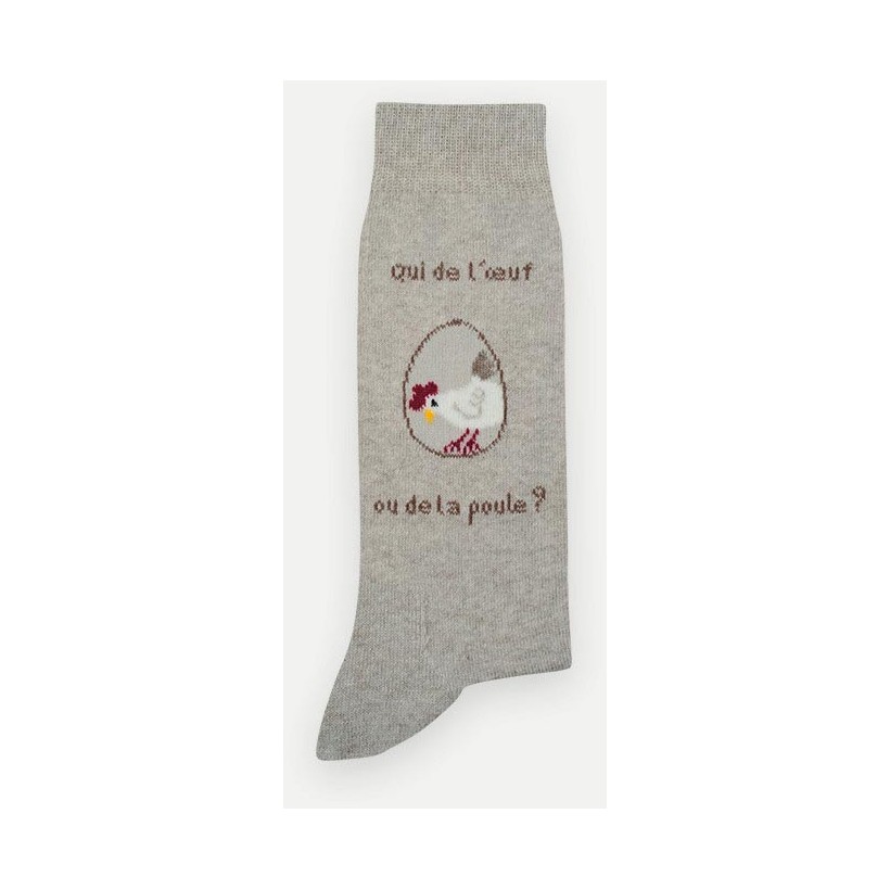 Chaussette Oeuf ou Poule marque Pom de Pin Chaussette Oeuf ou Poule marque Pom de Pin