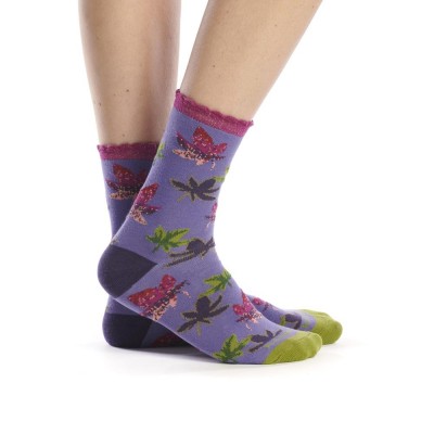 Mi-chaussette Folia marque Ruban Rouge