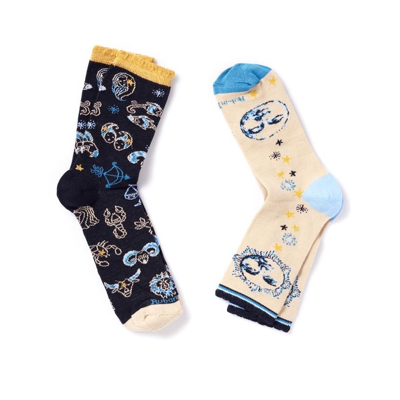 lot de 2 paires de chaussettes Babouchka marque Ruban Rouge lot de 2 paires de chaussettes Babouchka marque Ruban Rouge