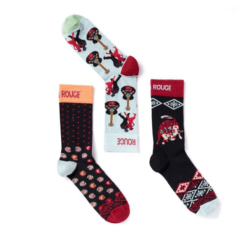 lot de 3 paires de chaussettes Argentina marque Ruban Rouge lot de 3 paires de chaussettes Argentina marque Ruban Rouge