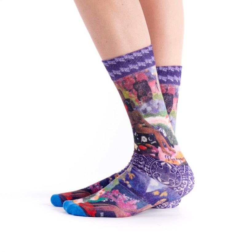Chaussette imprimé tahiti marque Ruban Rouge Desmazieres Chaussette imprimé tahiti marque Ruban Rouge Desmazieres