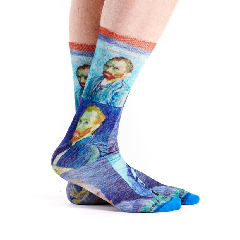 Chaussette imprimé Vincent marque Ruban Rouge Desmazieres Chaussette imprimé Vincent marque Ruban Rouge Desmazieres