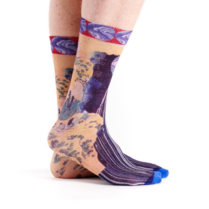 Chaussette imprimé Amida falls marque Ruban Rouge Desmazieres Chaussette imprimé Amida falls marque Ruban Rouge Desmazieres