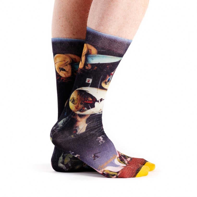 Chaussette imprimé jardin des délices marque Ruban Rouge Desmazieres Chaussette imprimé jardin des délices marque Ruban Rouge Desmazieres