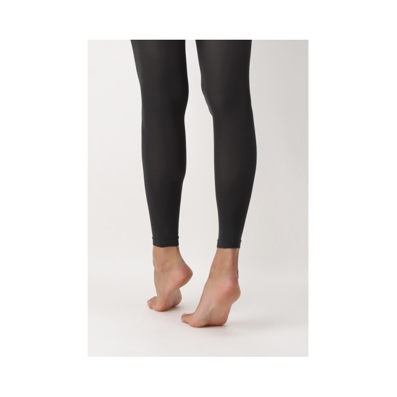 leggings opaque noir sur pointe