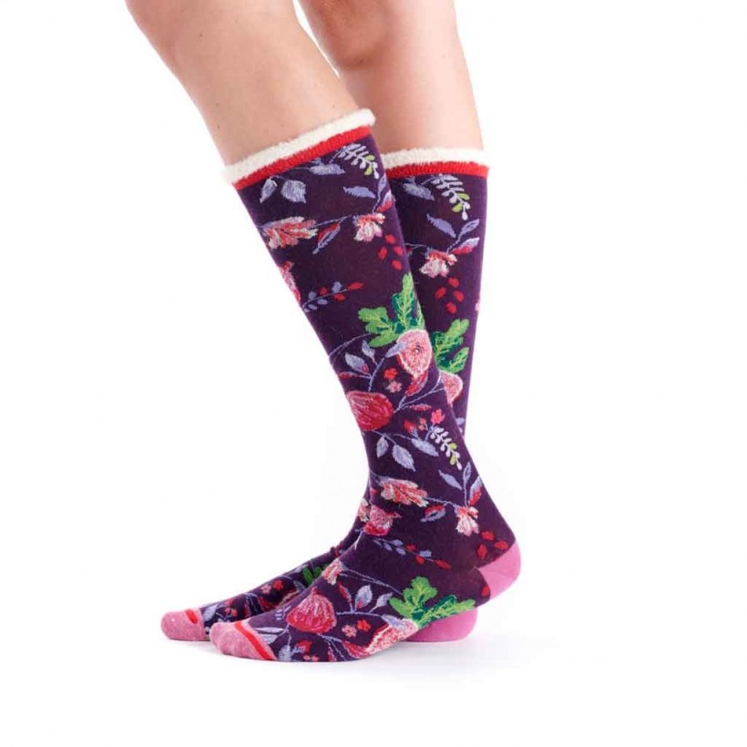 Mi-bas figue femme marque Fil de joie Mi-bas figue femme marque Fil de joie