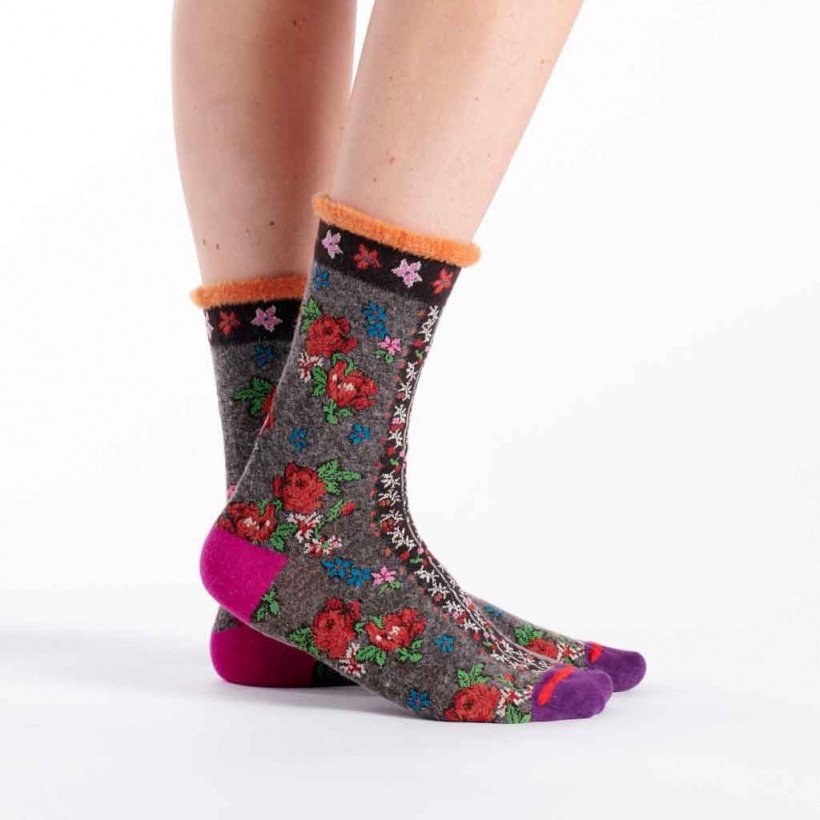 Mi-chaussette Foulard marque Fil de joie