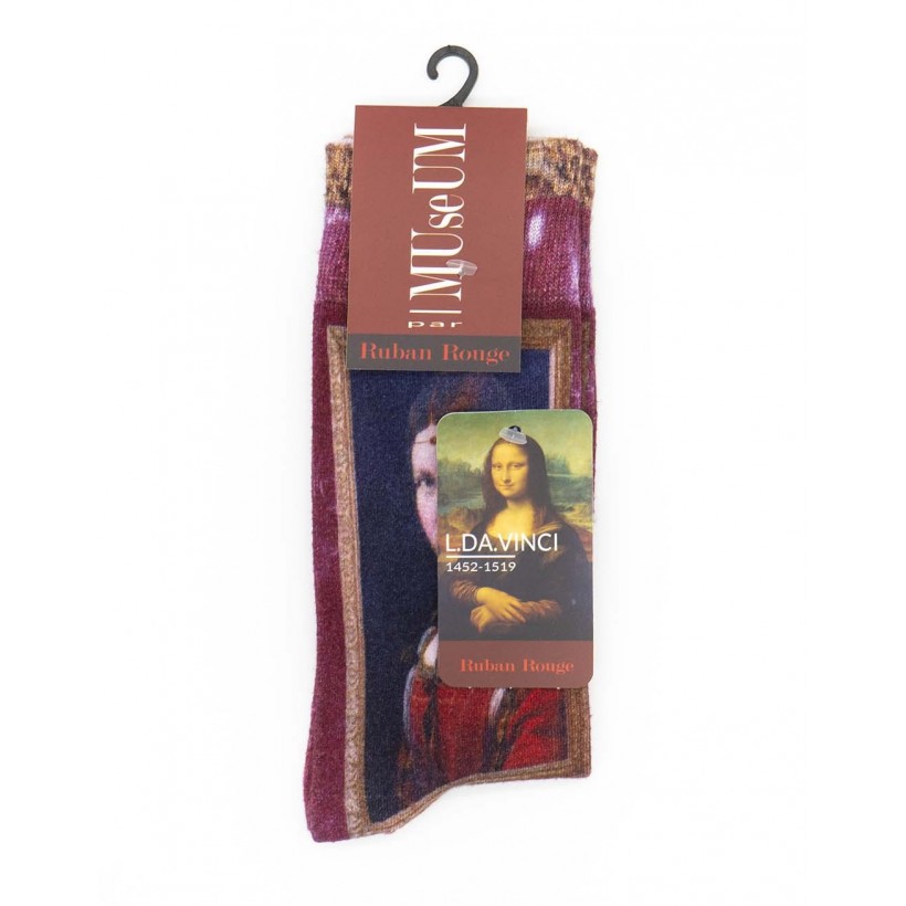 Chaussette imprimé Belle marque Ruban Rouge Desmazieres Chaussette imprimé Belle marque Ruban Rouge Desmazieres