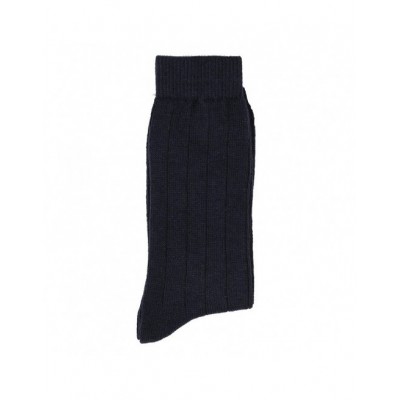 Chaussettes cachemire marine homme marque Fil de jour