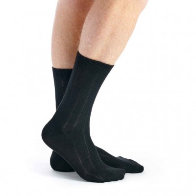 Acheter Chaussettes thermiques chaudes et épaisses pour hommes et femmes,  en laine, cachemire, neige, peau noire, sans couture, bottes souples en  velours, pour dormir au sol, hiver