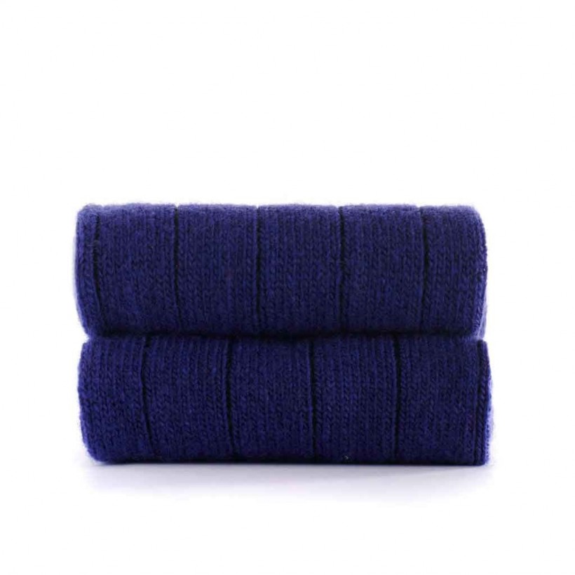 Chaussettes cachemire bleu homme marque Fil de Joie Chaussettes cachemire bleu homme marque Fil de Joie