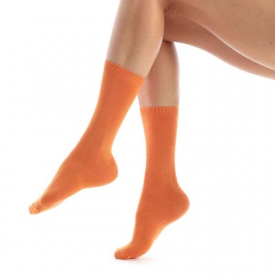 Chaussettes Bambou orange femme marque DUB