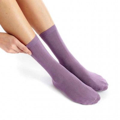 Chaussettes Bambou parme femme marque DUB