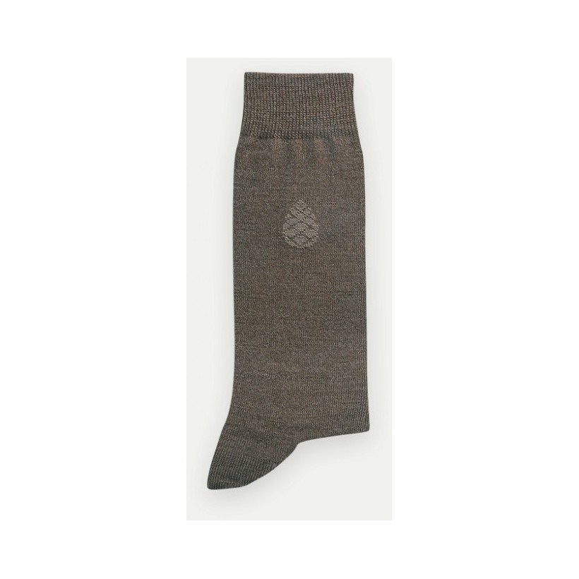 Mi-chaussette mixte laine acrylique marque Pom De Pin Mi-chaussette mixte laine acrylique marque Pom De Pin