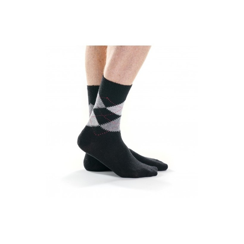 chaussette homme intarsia laine cachemire marque Fil De Joie chaussette homme intarsia laine cachemire marque Fil De Joie