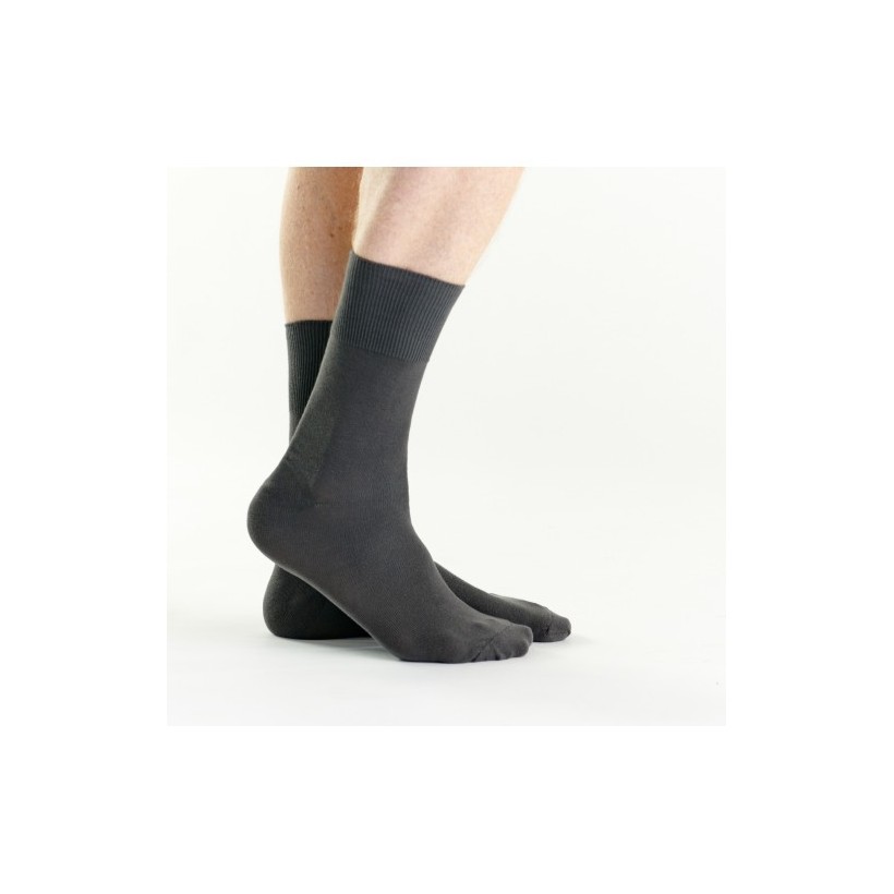 chaussette unie anthracite