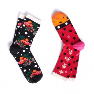 coffret chaussettes assorties marque Ruban rouge