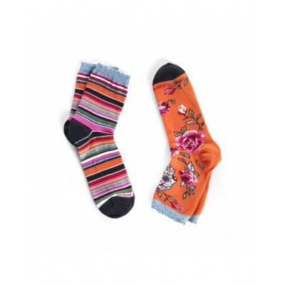 Duo de Chaussettes en Saveur marque Ruban rouge