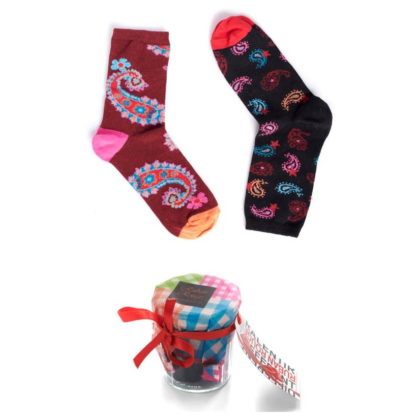 MELINA chaussettes en pots marque Ruban Rouge