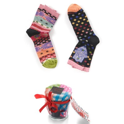 Confiture en Duo de chaussettes marque Ruban Rouge