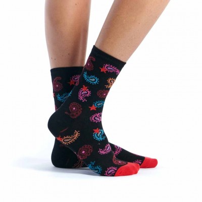 Duo de chaussettes féminines marque Ruban Rouge