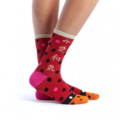 coffret chaussettes assorties marque Ruban rouge