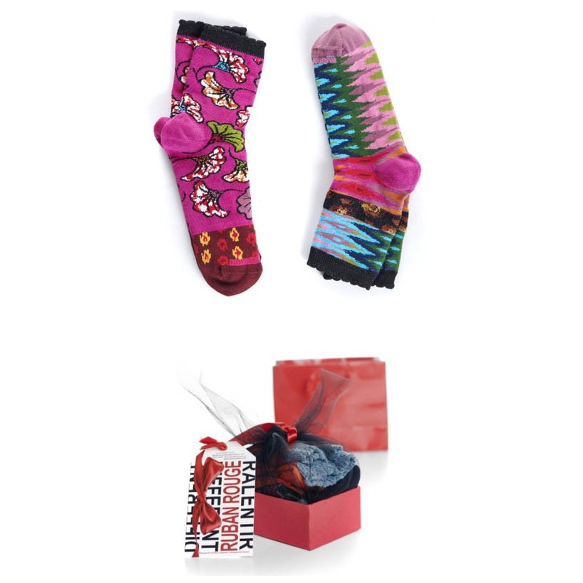 Chaussettes Duo Fiançailles marque Ruban Rouge Chaussettes Duo Fiançailles marque Ruban Rouge