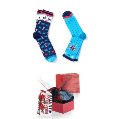 Coffret Duo Chaussettes neige marque Ruban Rouge