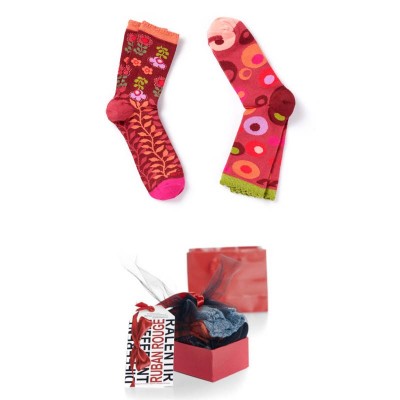 Précieux Duo de Chaussettes Pop-Pop marque Ruban-Rouge