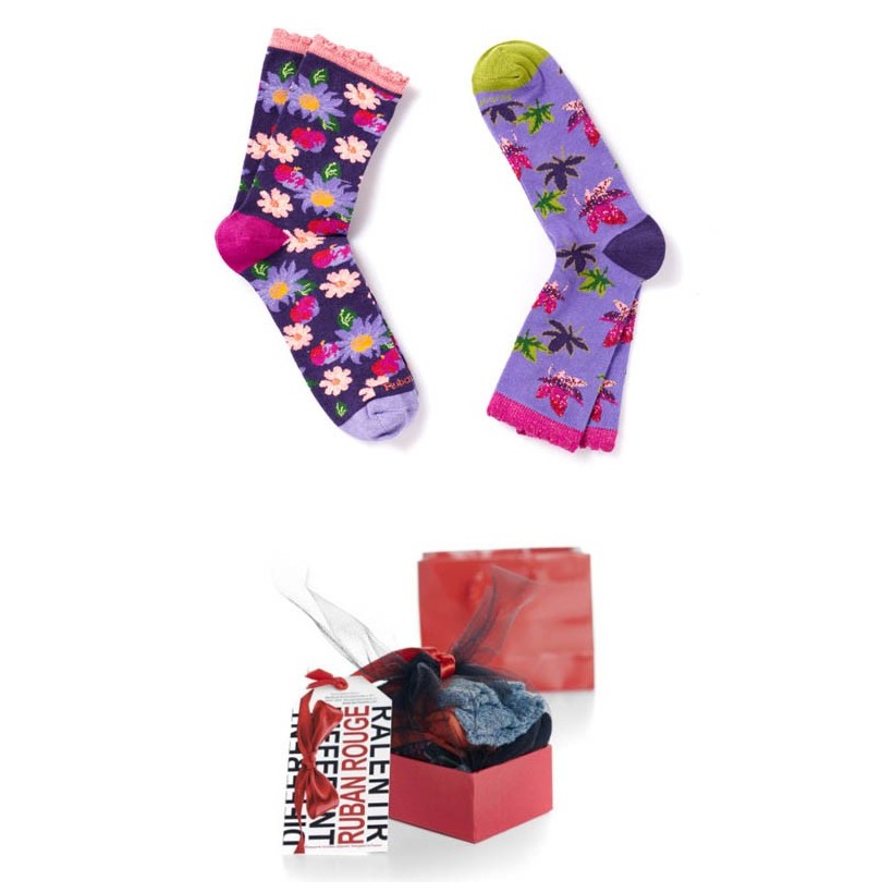 Ensemble-Cadeau chaussettes Silva marque Ruban Rouge Ensemble-Cadeau chaussettes Silva marque Ruban Rouge