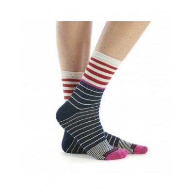 Deux chaussettes Pampelonne marque Ruban Rouge