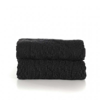 Mitaine noire laine acrylique marque Dub & Drino