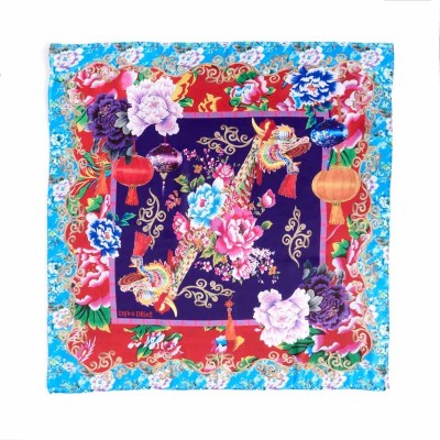 Foulard chinoiserie femme...