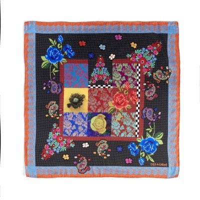 Foulard Garden femme 70X70 marque DUb & Drino