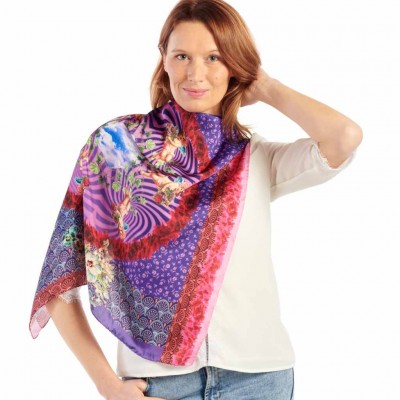 Foulard Séraphin femme 70X70 marque Dub & Drino