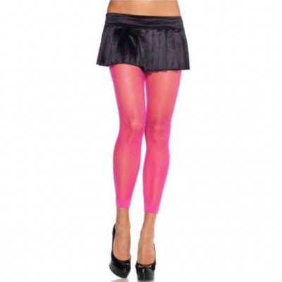 Leggings rose fluo transparent 7896