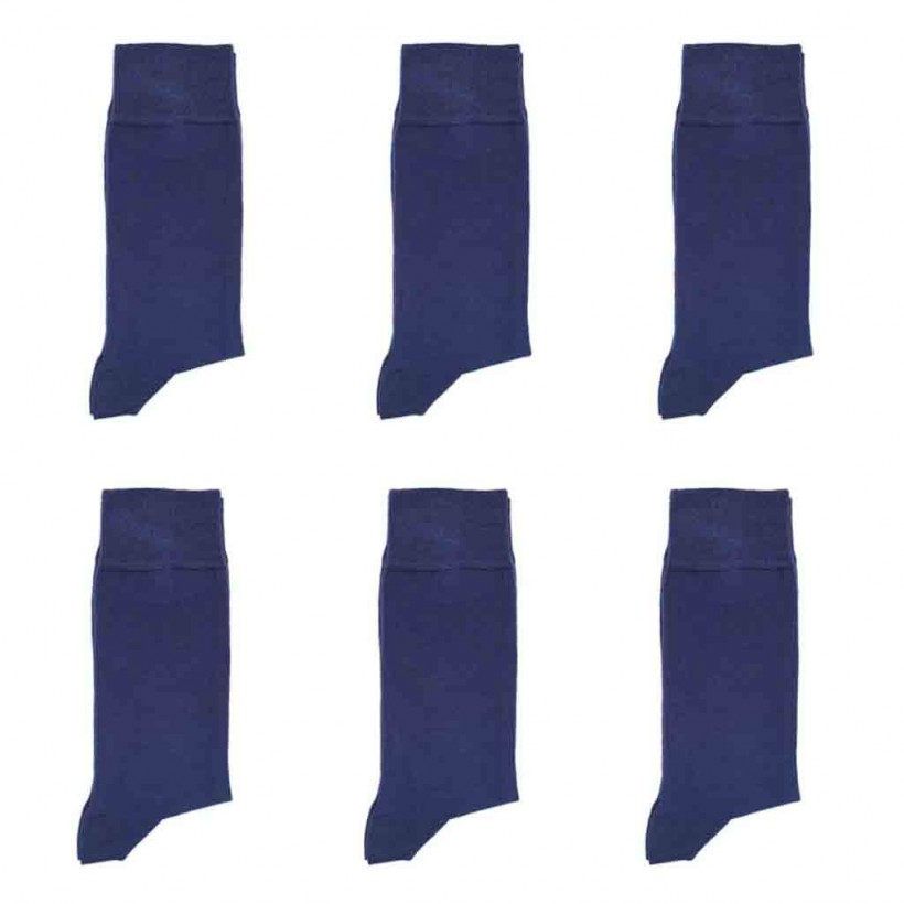 Lot de 6 paires de chaussettes Fil d'Ecosse sur lycra nu marque Dub