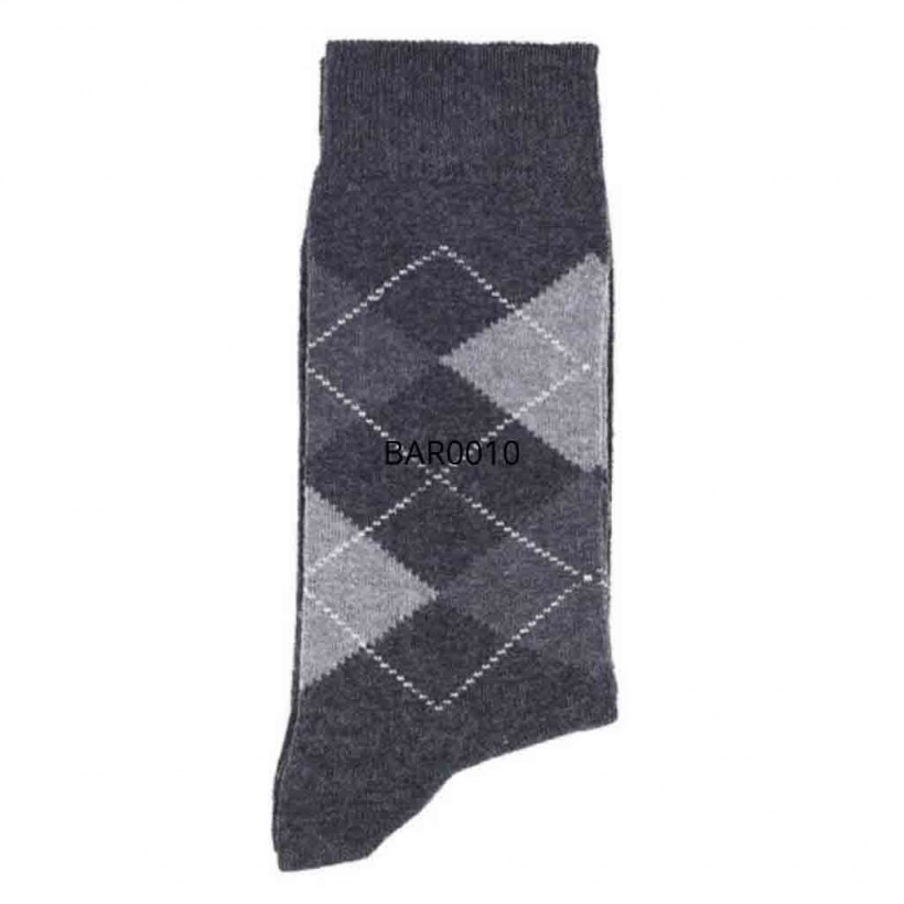 Chaussettes homme Intarsia gris, marque DUB Chaussettes homme Intarsia gris, marque DUB