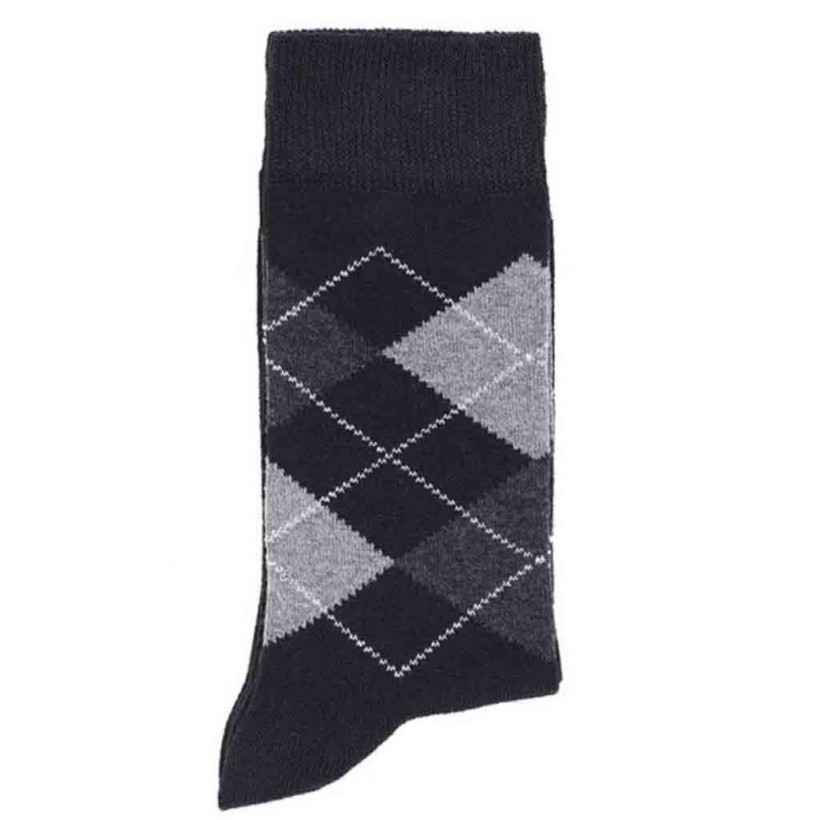 Chaussettes homme noires Intarsia marque DUB Chaussettes homme noires Intarsia marque DUB
