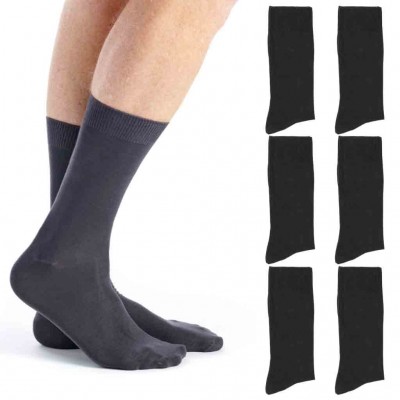 Lot de 6 paires de chaussettes bambou toucher soie marque DUB