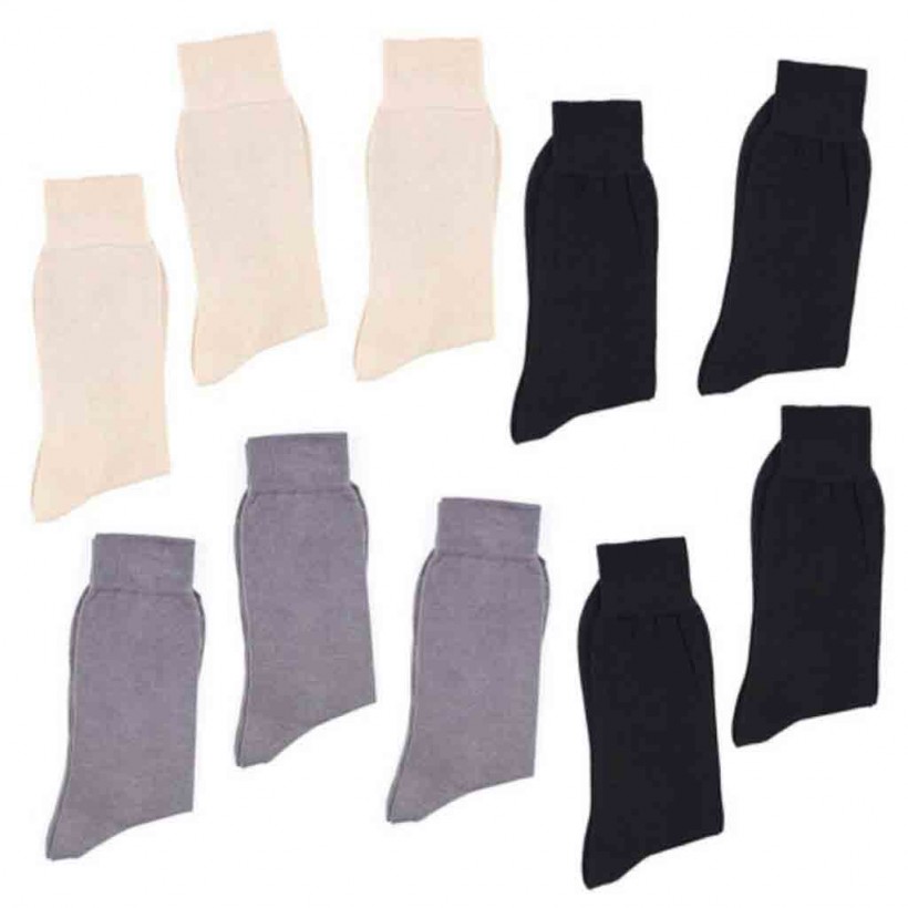 Lot de 10 paires Chaussettes 100% pur fil d'Ecosse marque DUB Lot de 10 paires Chaussettes 100% pur fil d'Ecosse marque DUB